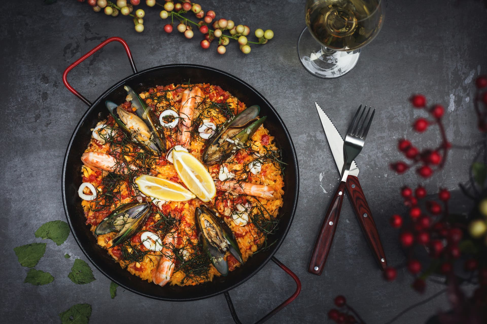 Paella péruvienne El Limón Picante