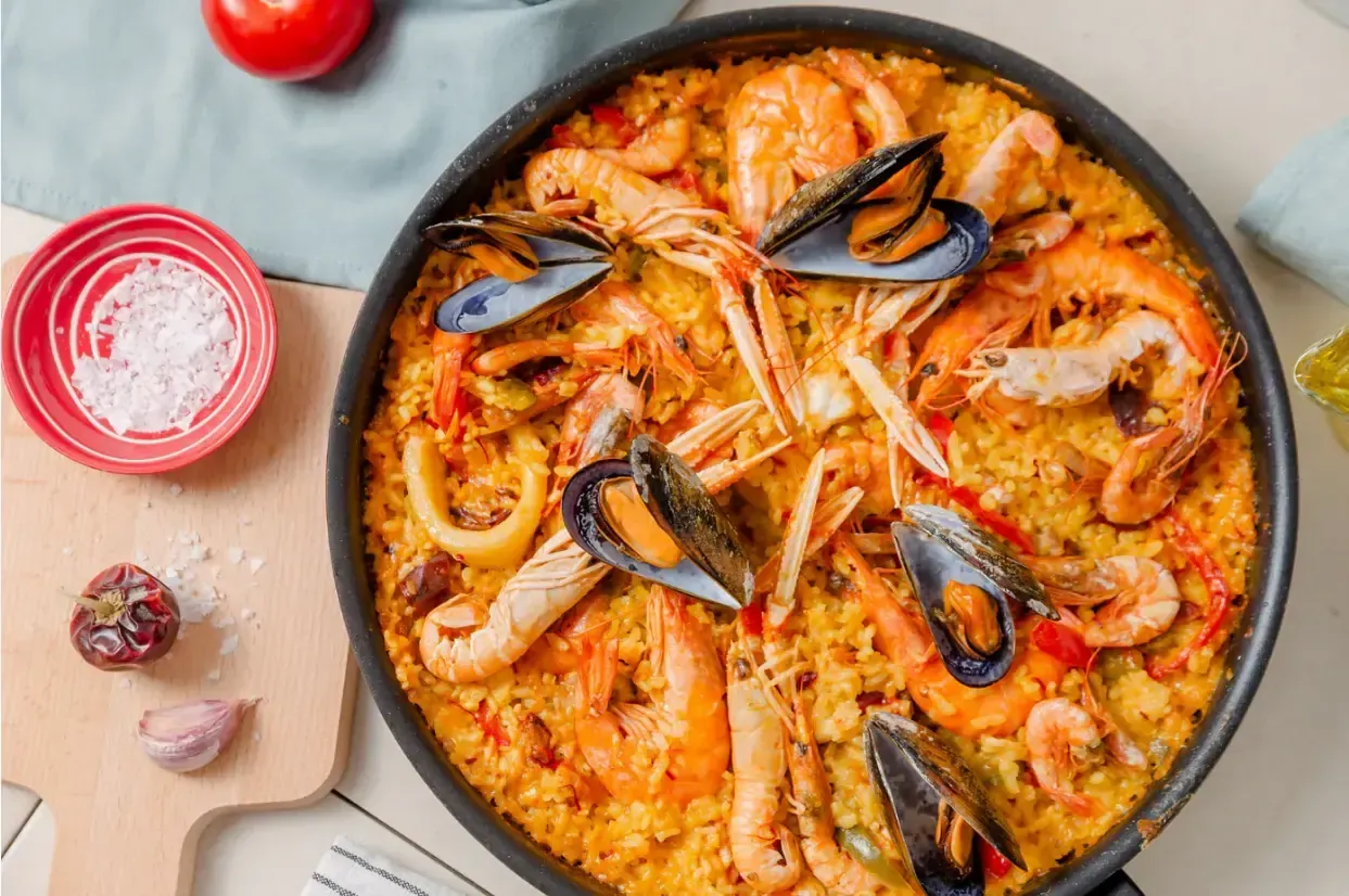 Paella péruvienne El Limón Picante